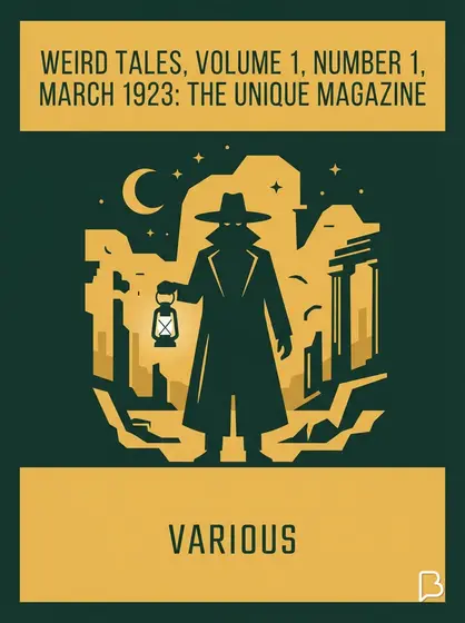 Weird Tales, Volume 1, Number 1, March 1923: The unique magazine, Various