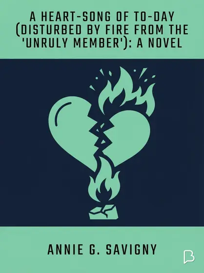 A Heart-Song of To-day (Disturbed by Fire from the 'Unruly Member'): A Novel, Annie G. Savigny